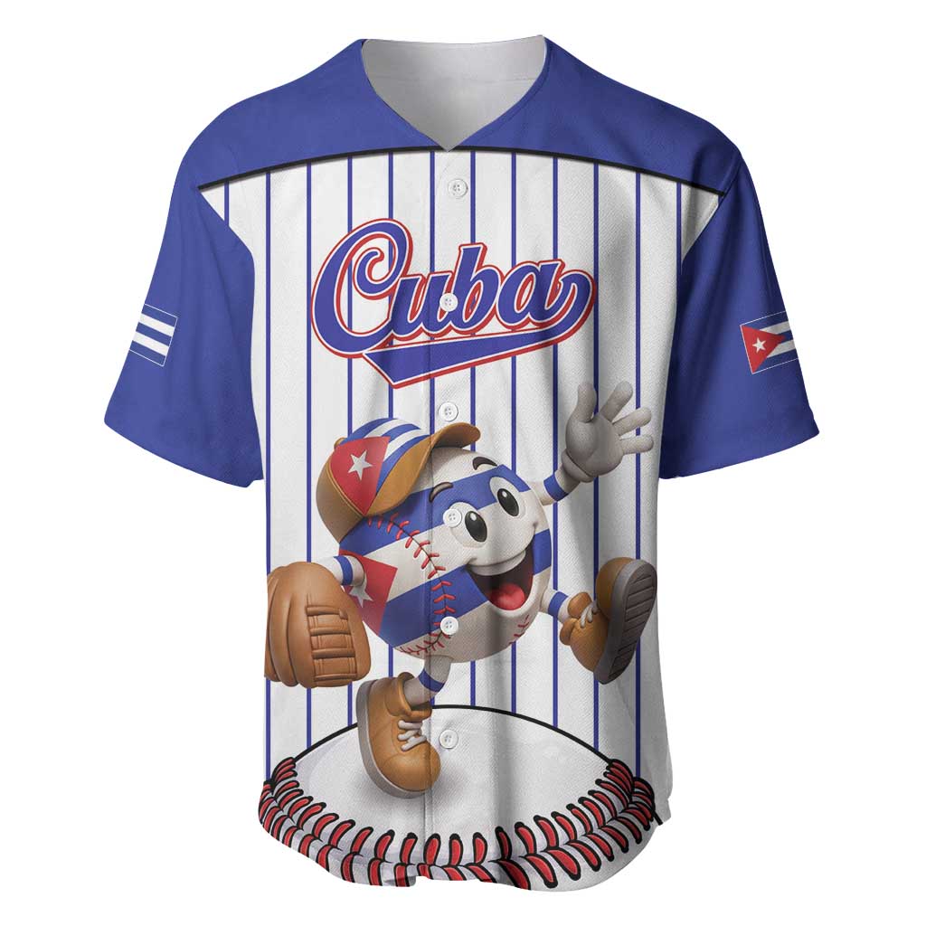 Cuba Baseball Custom Baseball Jersey Cuban Flag Mascot Design