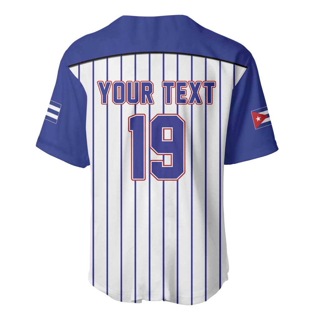 Cuba Baseball Custom Baseball Jersey Cuban Flag Mascot Design