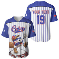 Cuba Baseball Custom Baseball Jersey Cuban Flag Mascot Design