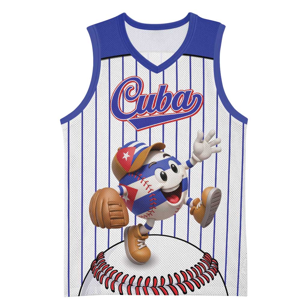 Cuba Baseball Custom Basketball Jersey Cuban Flag Mascot Design