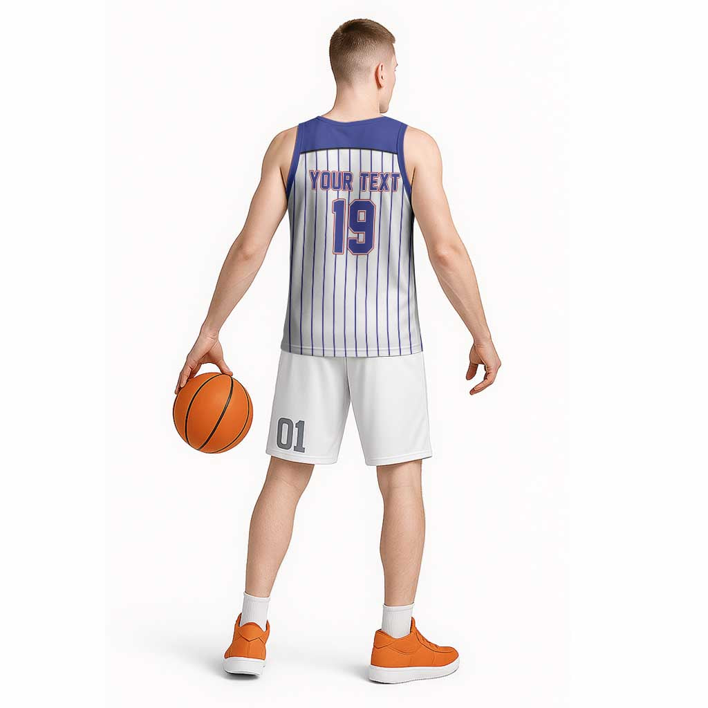 Cuba Baseball Custom Basketball Jersey Cuban Flag Mascot Design