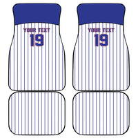Cuba Baseball Custom Car Mats Cuban Flag Mascot Design