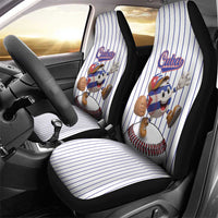 Cuba Baseball Car Seat Cover Cuban Flag Mascot Design