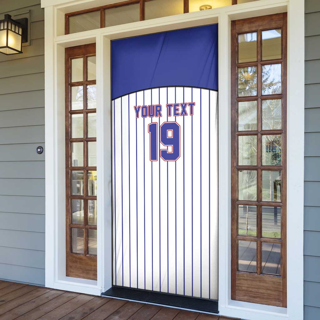 Cuba Baseball Custom Door Cover Cuban Flag Mascot Design