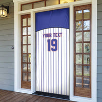 Cuba Baseball Custom Door Cover Cuban Flag Mascot Design
