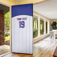 Cuba Baseball Custom Door Cover Cuban Flag Mascot Design