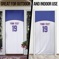 Cuba Baseball Custom Door Cover Cuban Flag Mascot Design