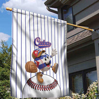 Cuba Baseball Garden Flag Cuban Flag Mascot Design