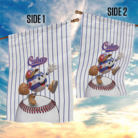 Cuba Baseball Garden Flag Cuban Flag Mascot Design
