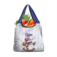 Cuba Baseball Grocery Bag Cuban Flag Mascot Design