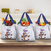 Cuba Baseball Grocery Bag Cuban Flag Mascot Design