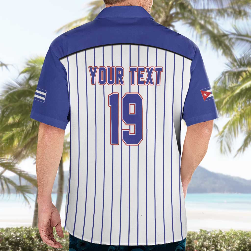 Cuba Baseball Custom Hawaiian Shirt Cuban Flag Mascot Design