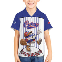 Cuba Baseball Custom Hawaiian Shirt Cuban Flag Mascot Design