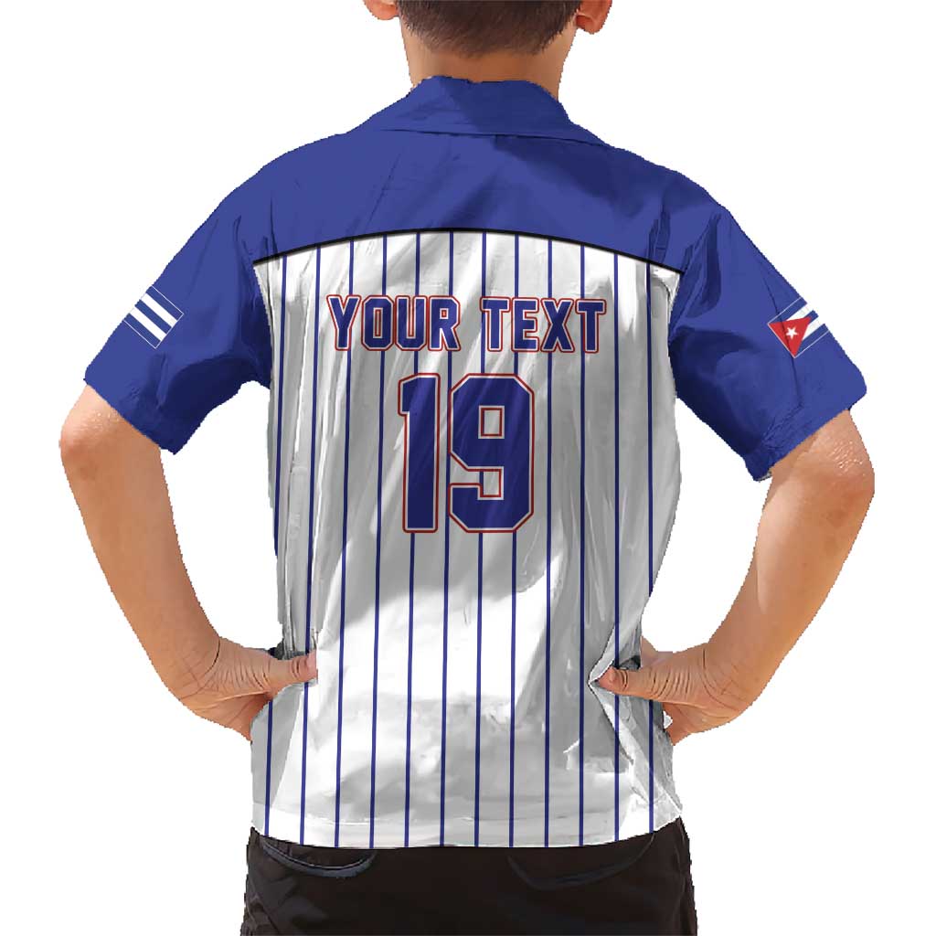 Cuba Baseball Custom Hawaiian Shirt Cuban Flag Mascot Design