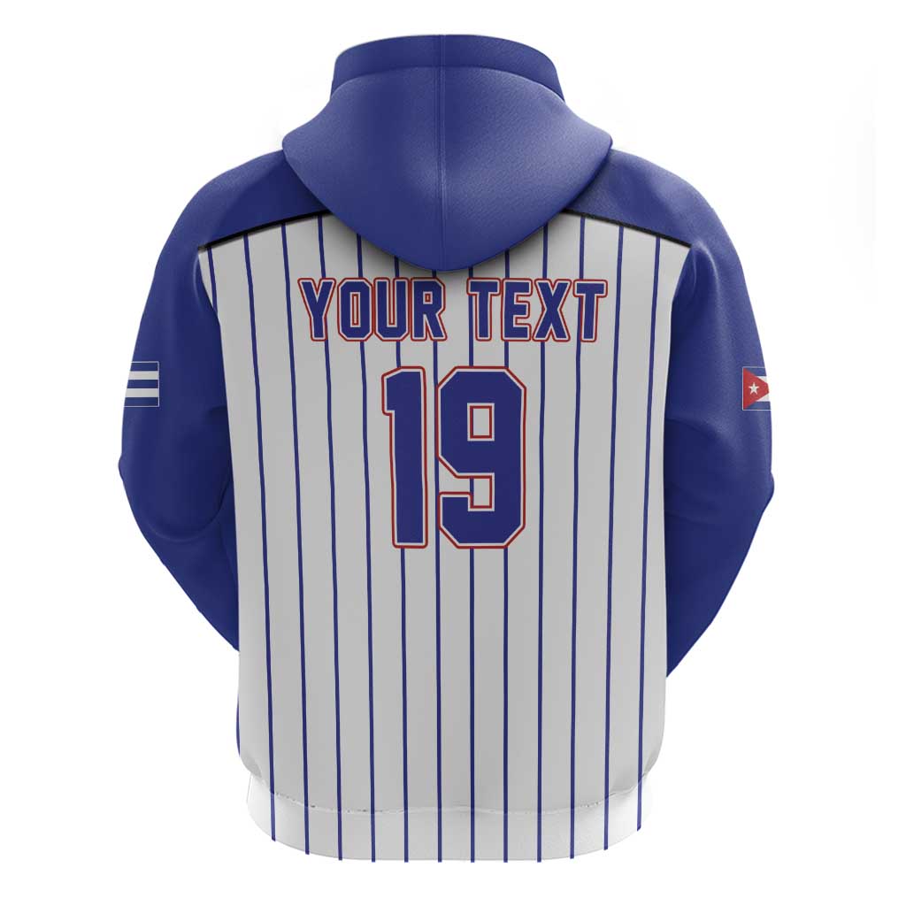 Cuba Baseball Custom Hoodie Cuban Flag Mascot Design