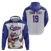 Cuba Baseball Custom Hoodie Cuban Flag Mascot Design