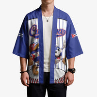 Cuba Baseball Custom Kimono Cuban Flag Mascot Design