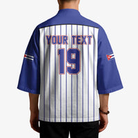 Cuba Baseball Custom Kimono Cuban Flag Mascot Design