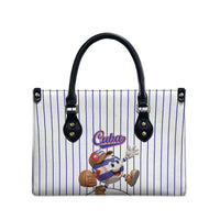 Cuba Baseball Leather Bag Cuban Flag Mascot Design