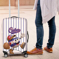 Cuba Baseball Luggage Cover Cuban Flag Mascot Design