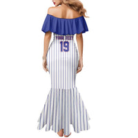 Cuba Baseball Custom Mermaid Dress Cuban Flag Mascot Design