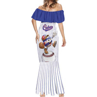 Cuba Baseball Custom Mermaid Dress Cuban Flag Mascot Design
