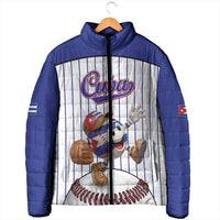 Cuba Baseball Custom Padded Jacket Cuban Flag Mascot Design
