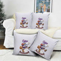 Cuba Baseball Pillow Cover Cuban Flag Mascot Design