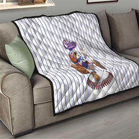 Cuba Baseball Quilt Cuban Flag Mascot Design