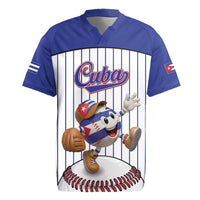 Cuba Baseball Custom Rugby Jersey Cuban Flag Mascot Design