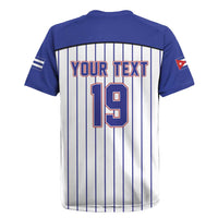 Cuba Baseball Custom Rugby Jersey Cuban Flag Mascot Design