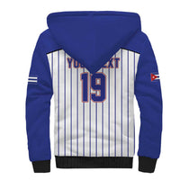 Cuba Baseball Custom Sherpa Hoodie Cuban Flag Mascot Design