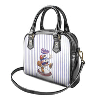 Cuba Baseball Shoulder Handbag Cuban Flag Mascot Design