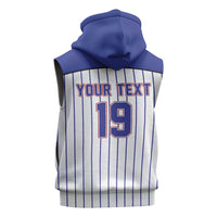 Cuba Baseball Custom Sleeveless Hoodie Cuban Flag Mascot Design