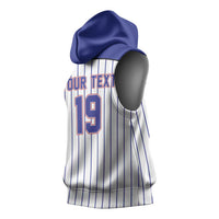 Cuba Baseball Custom Sleeveless Hoodie Cuban Flag Mascot Design