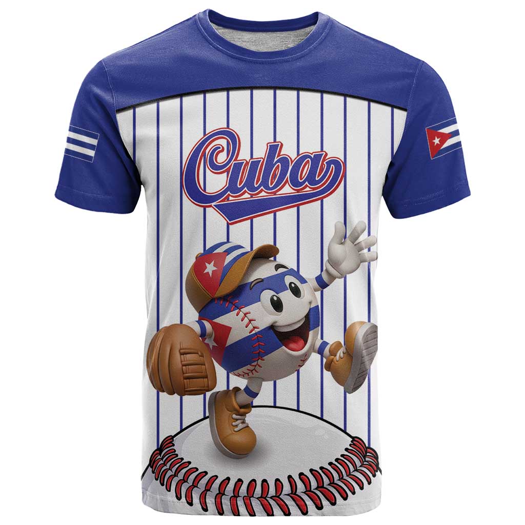 Cuba Baseball Custom T Shirt Cuban Flag Mascot Design
