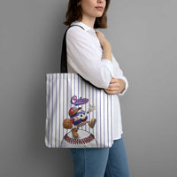 Cuba Baseball Tote Bag Cuban Flag Mascot Design