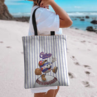 Cuba Baseball Tote Bag Cuban Flag Mascot Design