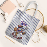 Cuba Baseball Tote Bag Cuban Flag Mascot Design