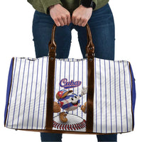 Cuba Baseball Travel Bag Cuban Flag Mascot Design