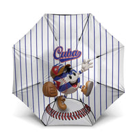 Cuba Baseball Umbrella Cuban Flag Mascot Design