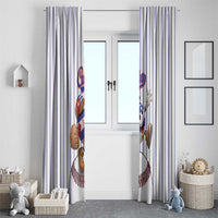 Cuba Baseball Window Curtain Cuban Flag Mascot Design
