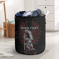Personalized Poland Husaria Laundry Basket Polska Winged Hussar Knight Pride