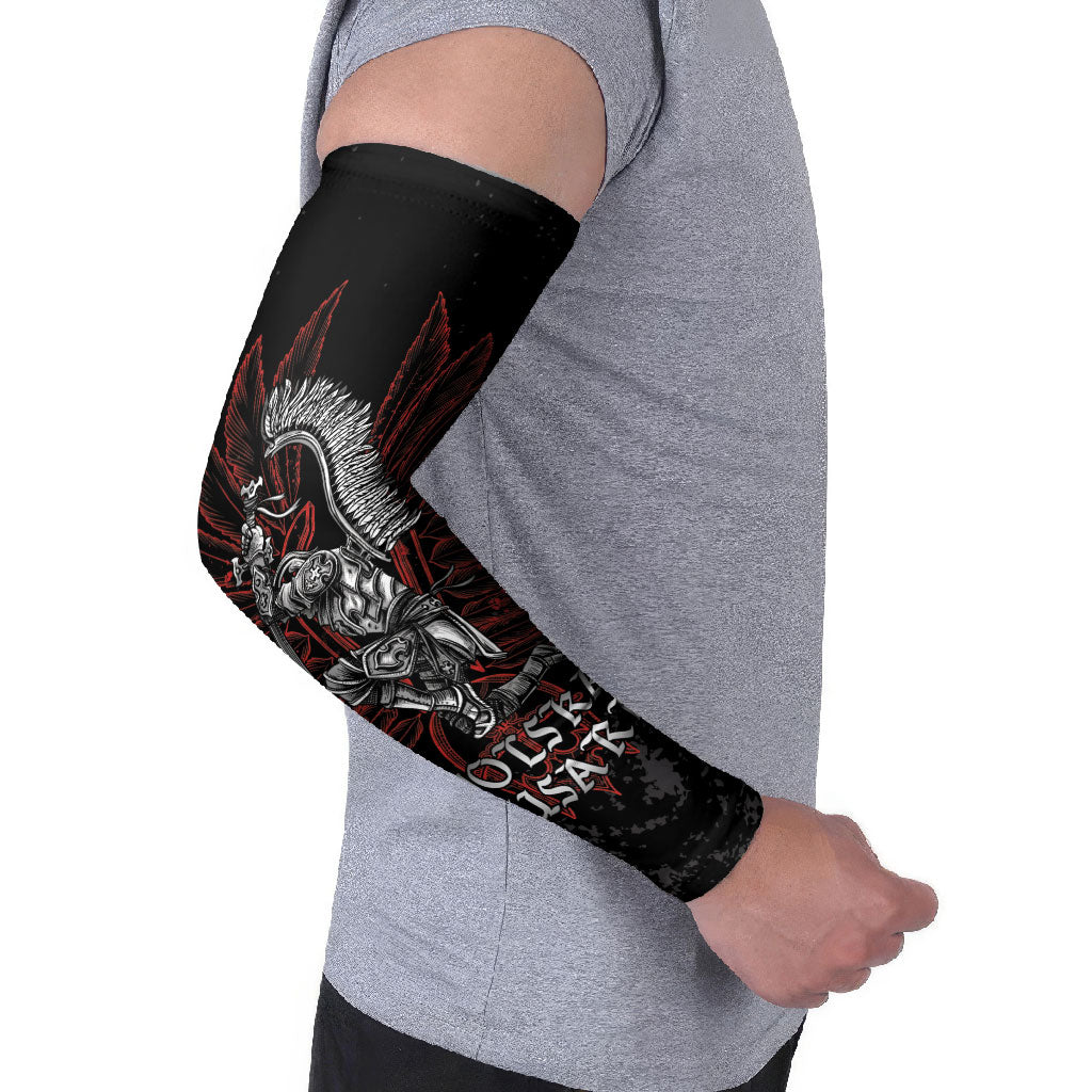 Personalized Poland Husaria Arm Sleeves Polska Winged Hussar Knight Pride