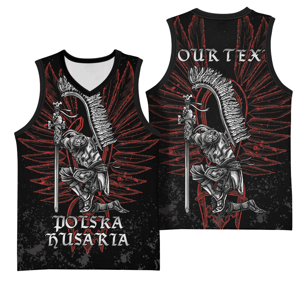 Personalized Poland Husaria Basketball Jersey Polska Winged Hussar Knight Pride