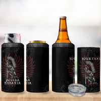 Personalized Poland Husaria 4 in 1 Can Cooler Tumbler Polska Winged Hussar Knight Pride