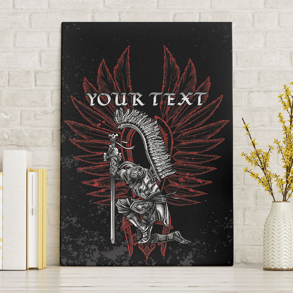 Personalized Poland Husaria Canvas Wall Art Polska Winged Hussar Knight Pride
