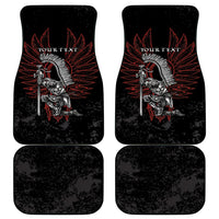 Personalized Poland Husaria Car Mats Polska Winged Hussar Knight Pride