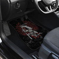 Personalized Poland Husaria Car Mats Polska Winged Hussar Knight Pride