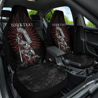 Personalized Poland Husaria Car Seat Cover Polska Winged Hussar Knight Pride